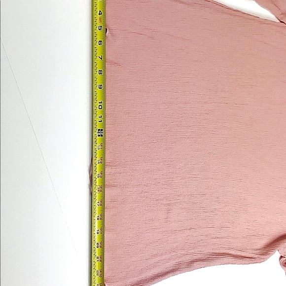 NINEXIS S/S Blouse, w/Flared Sleeves, Size M - Picture 6 of 8